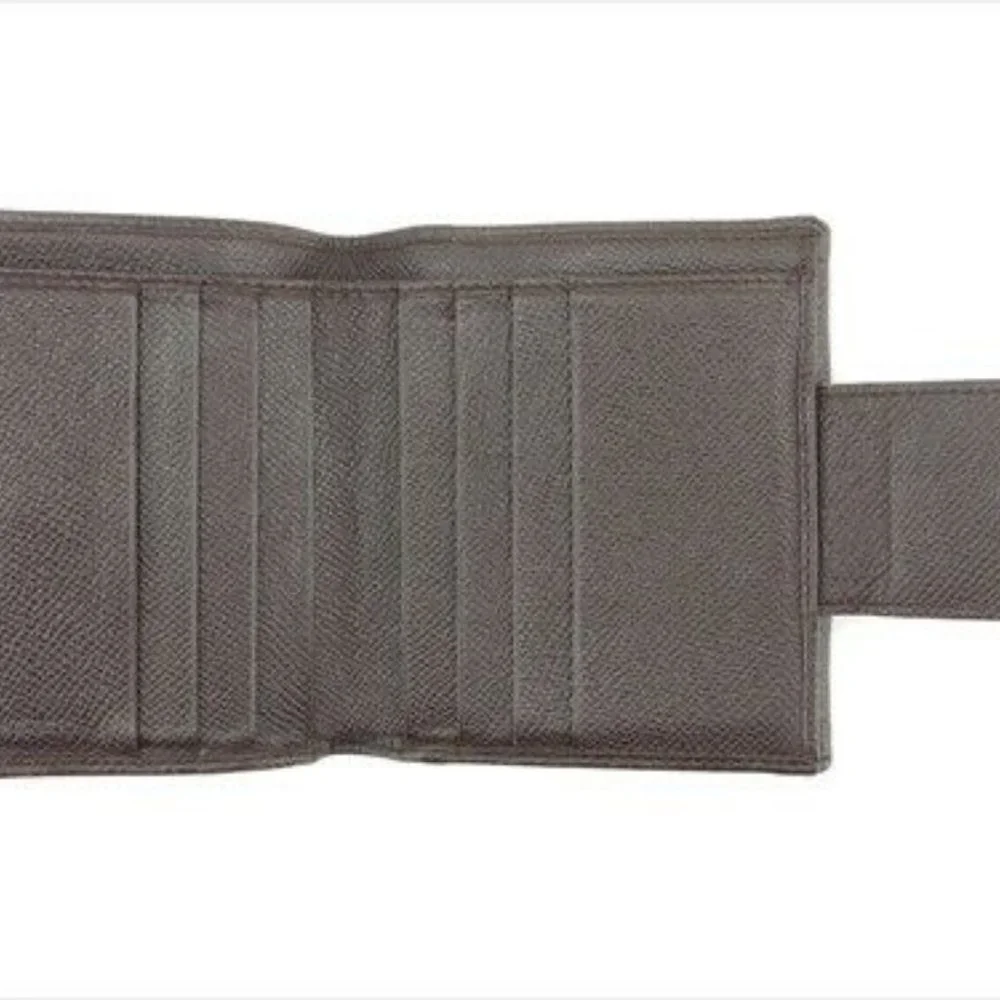 Bvlgari Wallet Purse Folding wallet Brown leather Woman Authentic Used - Picture 5 of 8